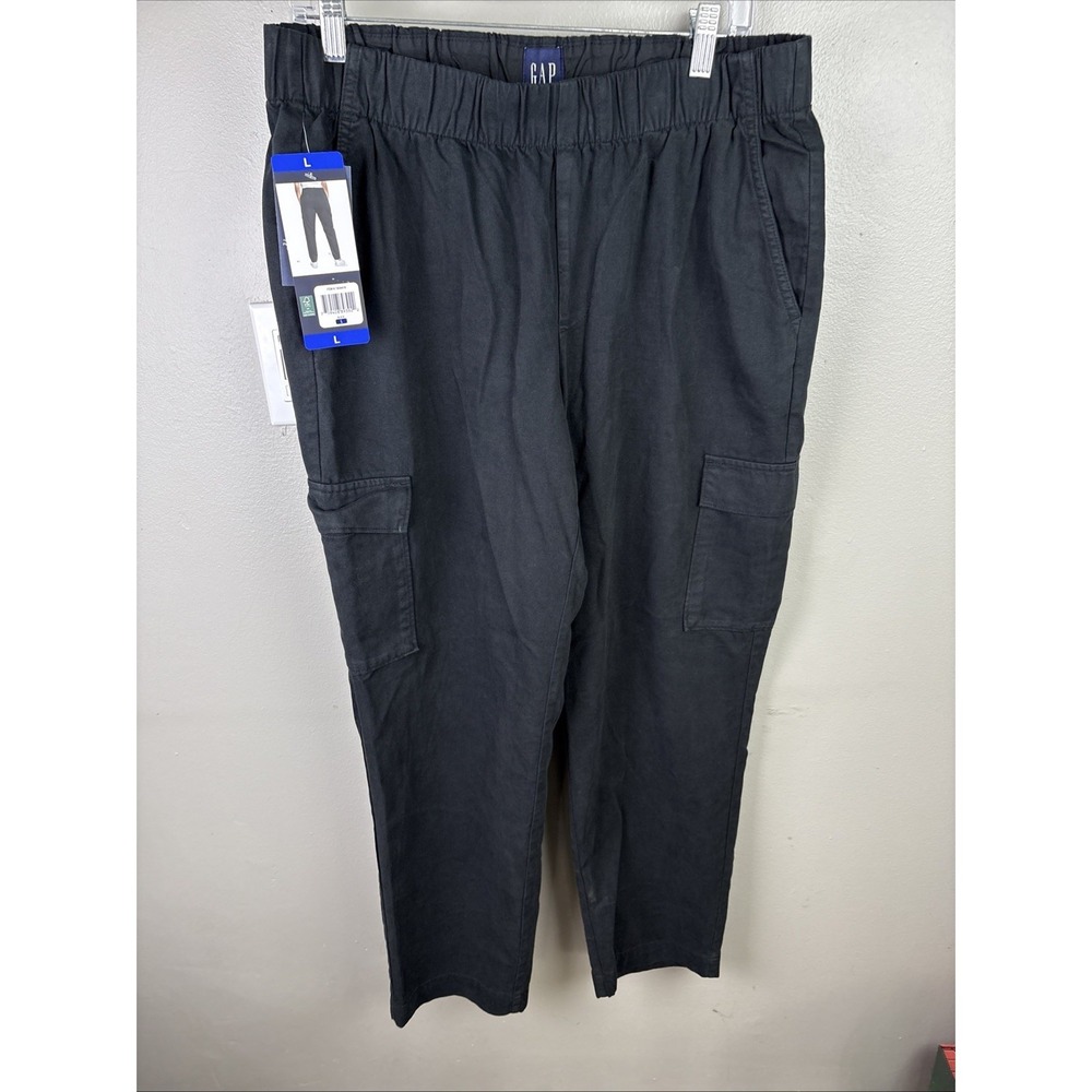Gap Ladies' Twill Cargo Pant Black Size large